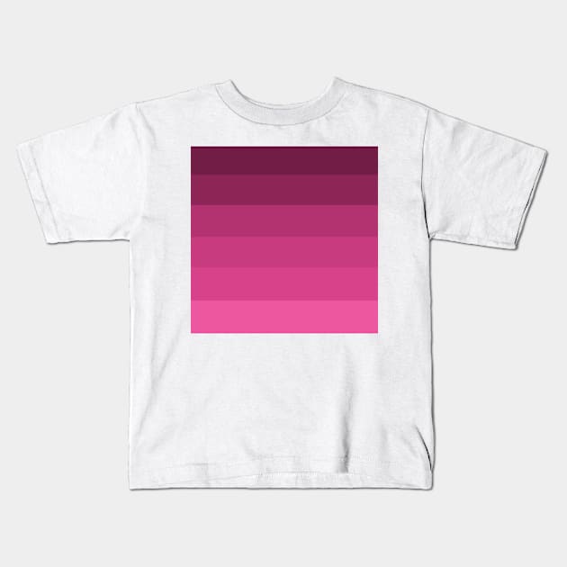 Pink strips Kids T-Shirt by maryamazhar7654